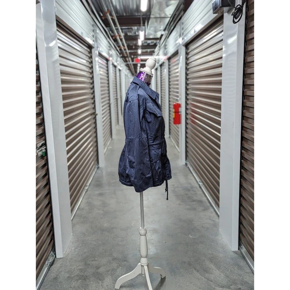 Unbranded Men's Size 32 Navy Blue Utility Cargo‎ Jacket